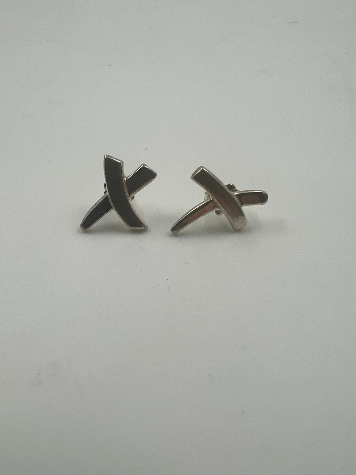 Kreuz-Ohrstecker, Tiffany & Co. x Paloma Picasso, silber