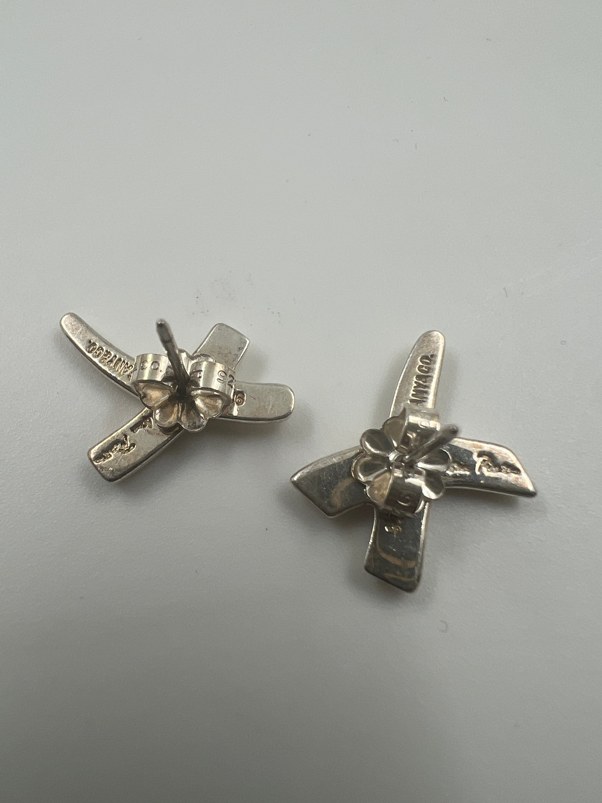 Kreuz-Ohrstecker, Tiffany & Co. x Paloma Picasso, silber