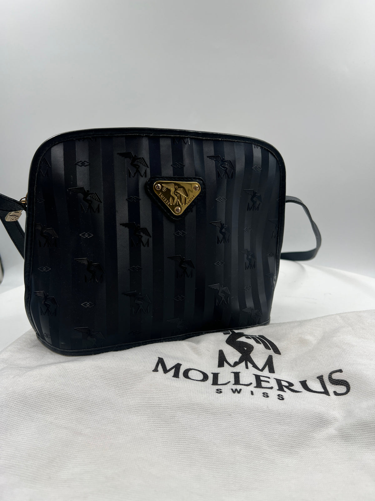 Tasche, Maison Mollerus, dunkelblau