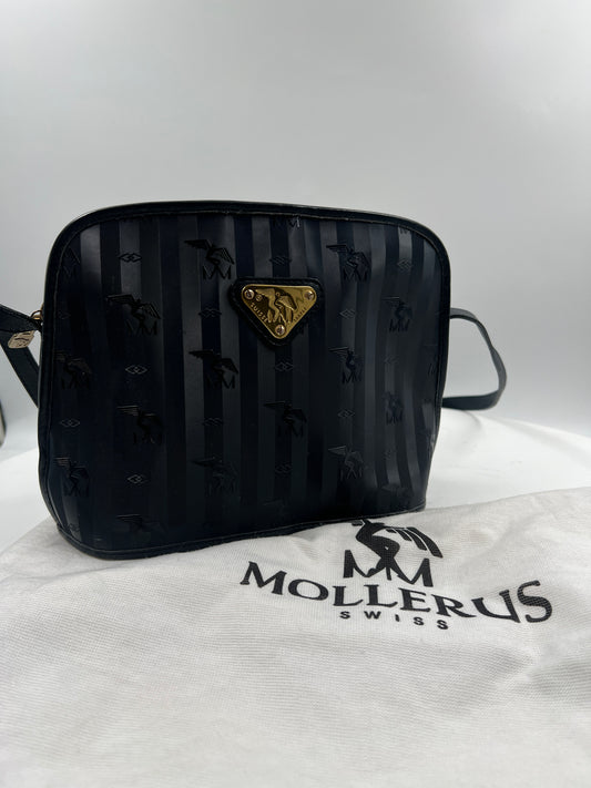 Tasche, Maison Mollerus, dunkelblau