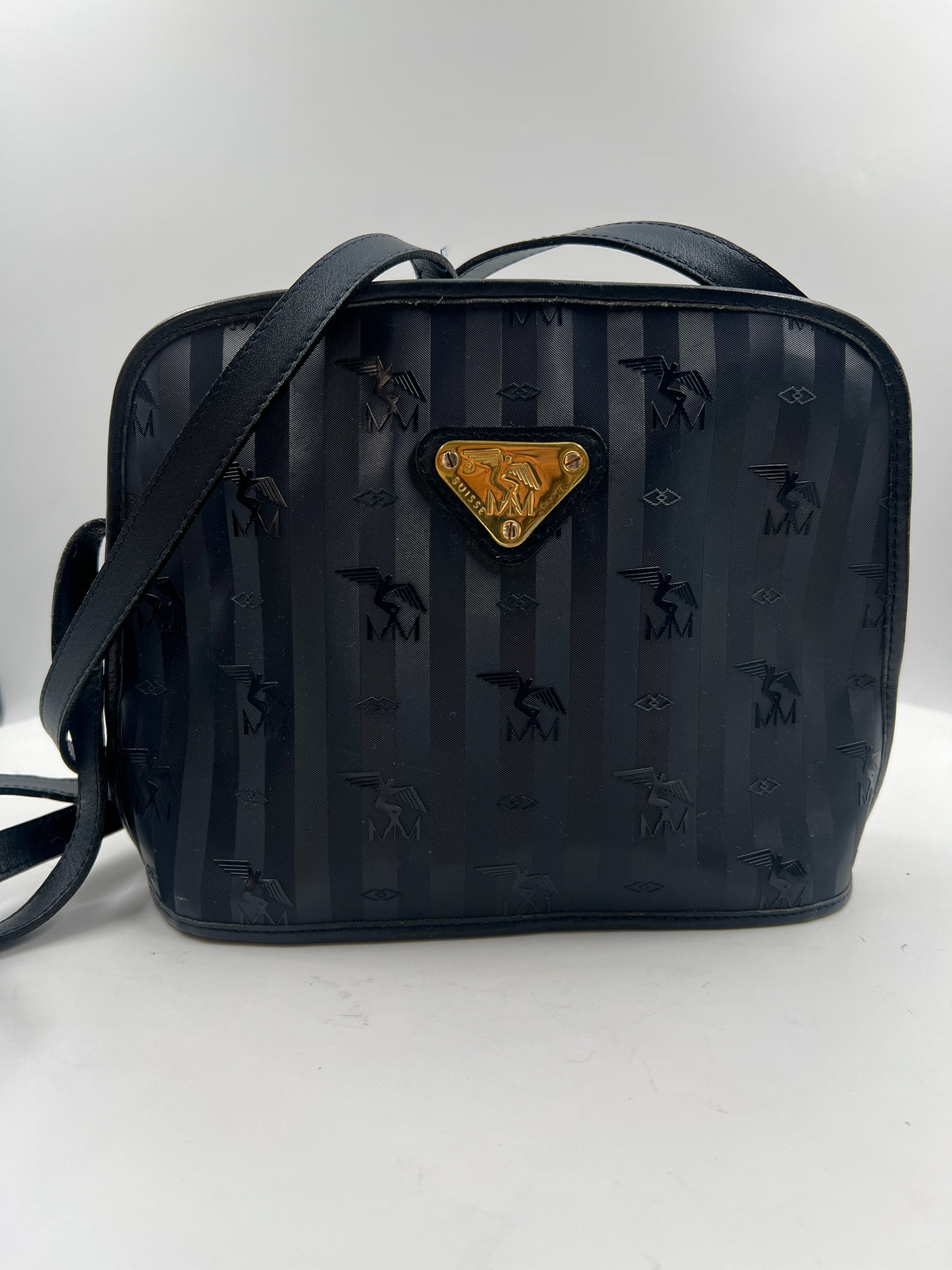 Tasche, Maison Mollerus, dunkelblau