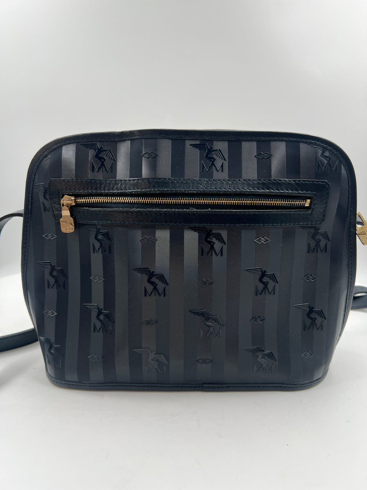 Tasche, Maison Mollerus, dunkelblau