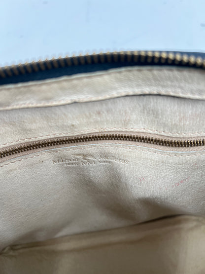 Tasche, Maison Mollerus, dunkelblau