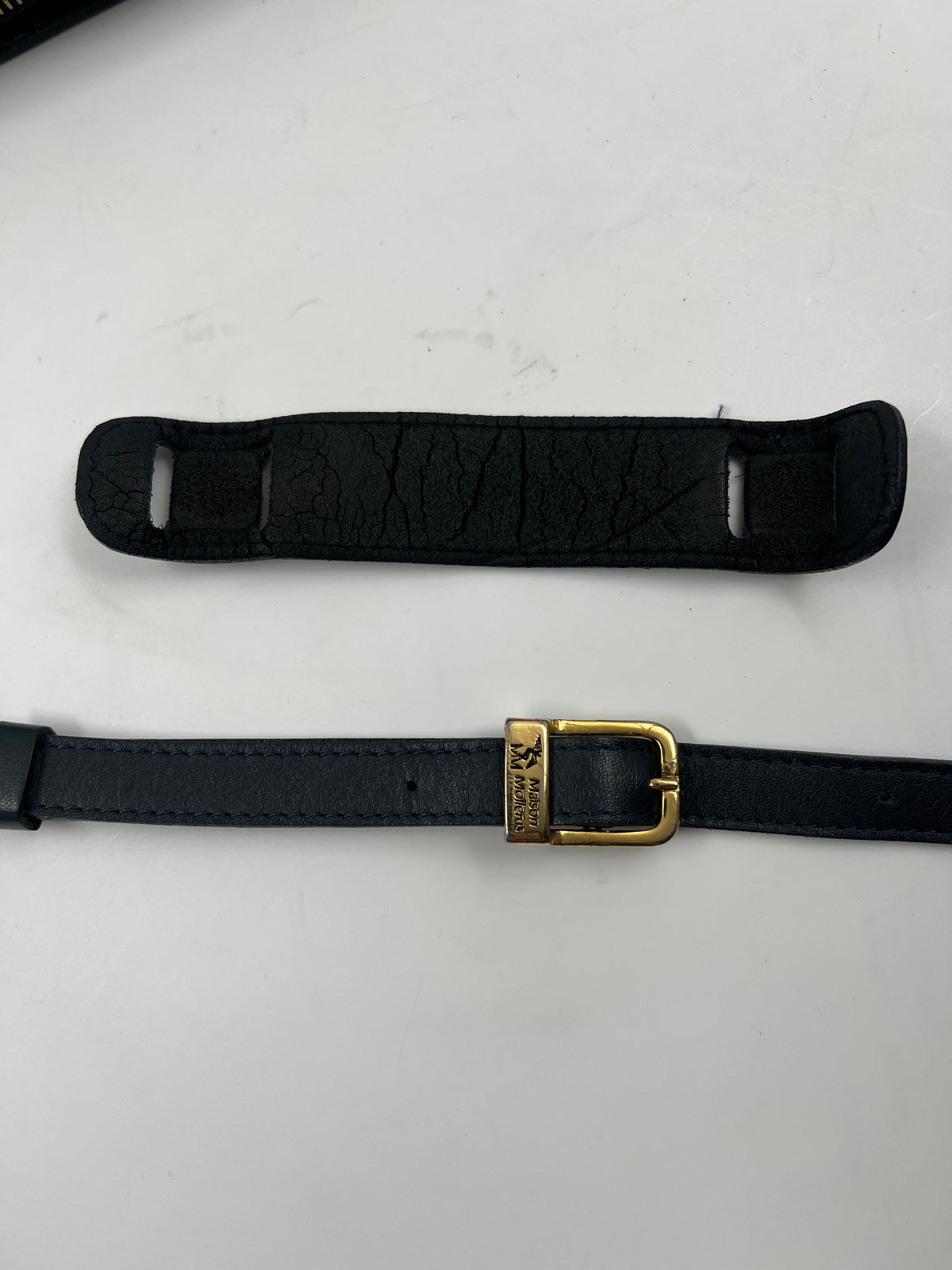 Tasche, Maison Mollerus, dunkelblau