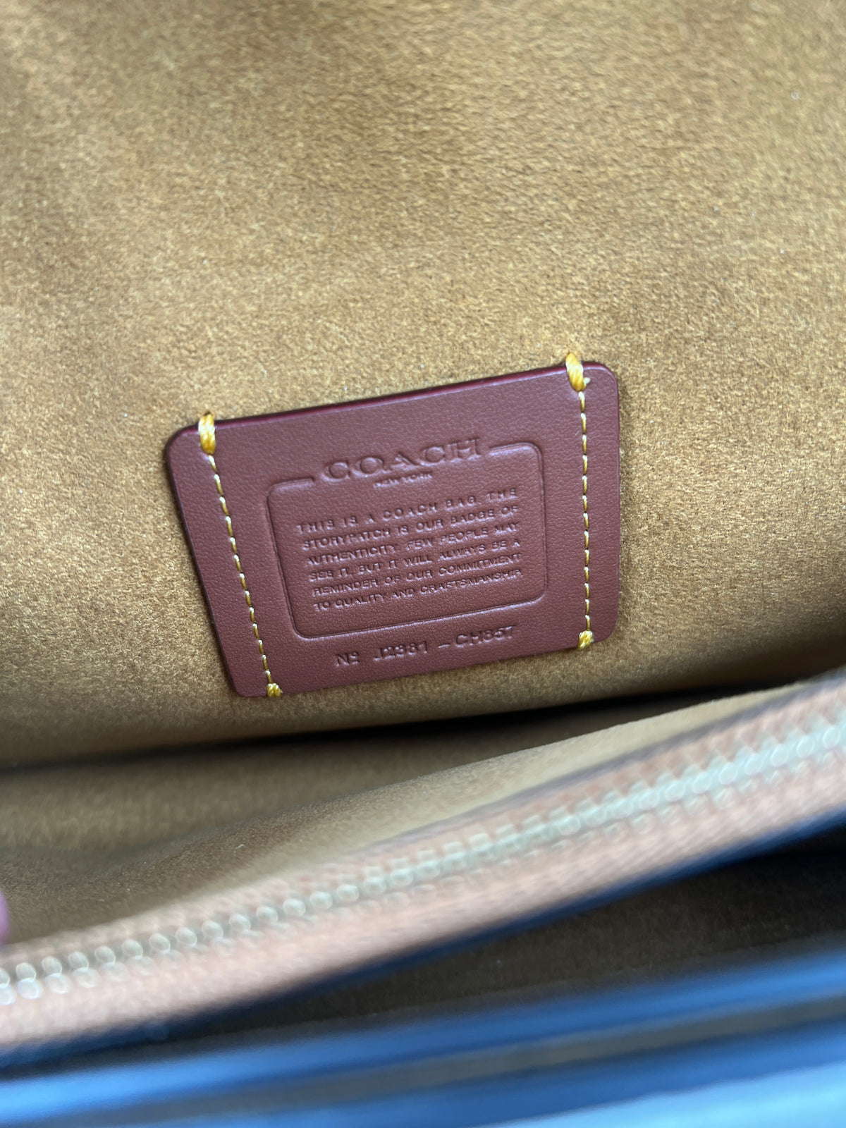 Tasche, Coach, weiss