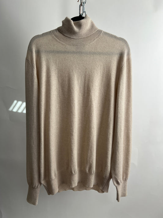 Rollkragenpullover, Vadrony, beige