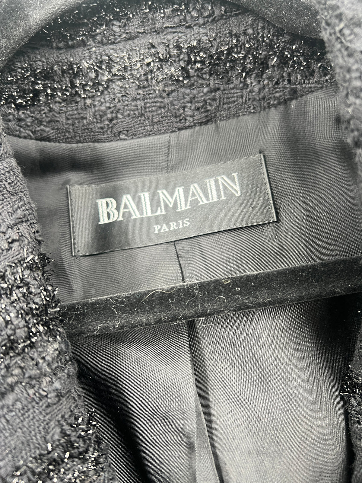 Blazer, Balmain, schwarz