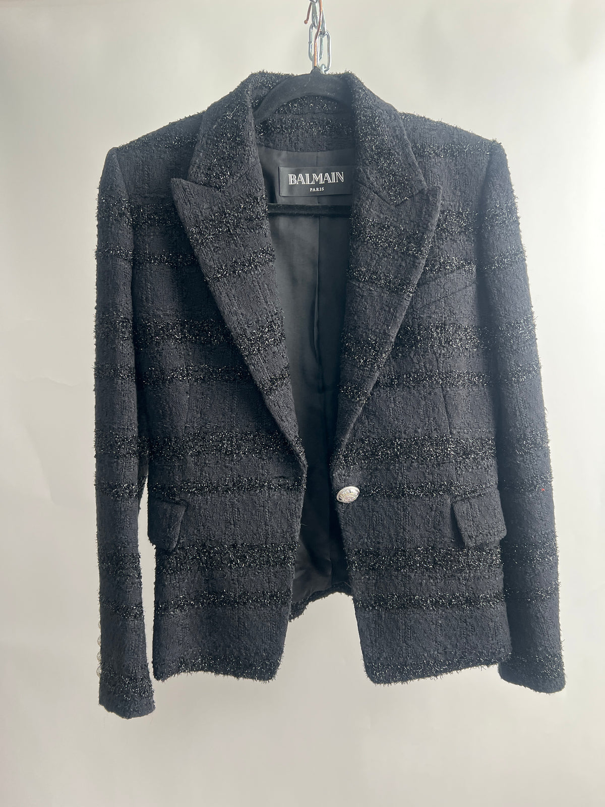 Blazer, Balmain, schwarz