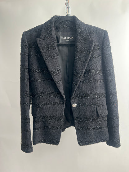 Blazer, Balmain, schwarz