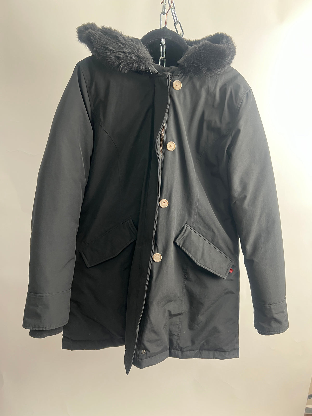 Parka, Woolrich, schwarz