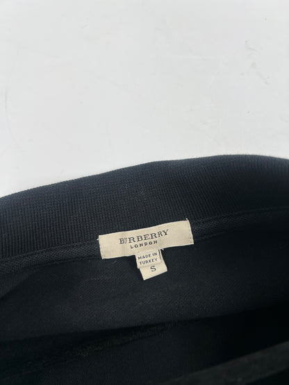 Poloshirt, Burberry, schwarz