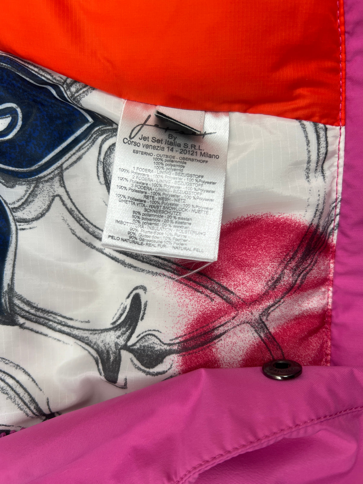 Skijacke, Jet Set, pink