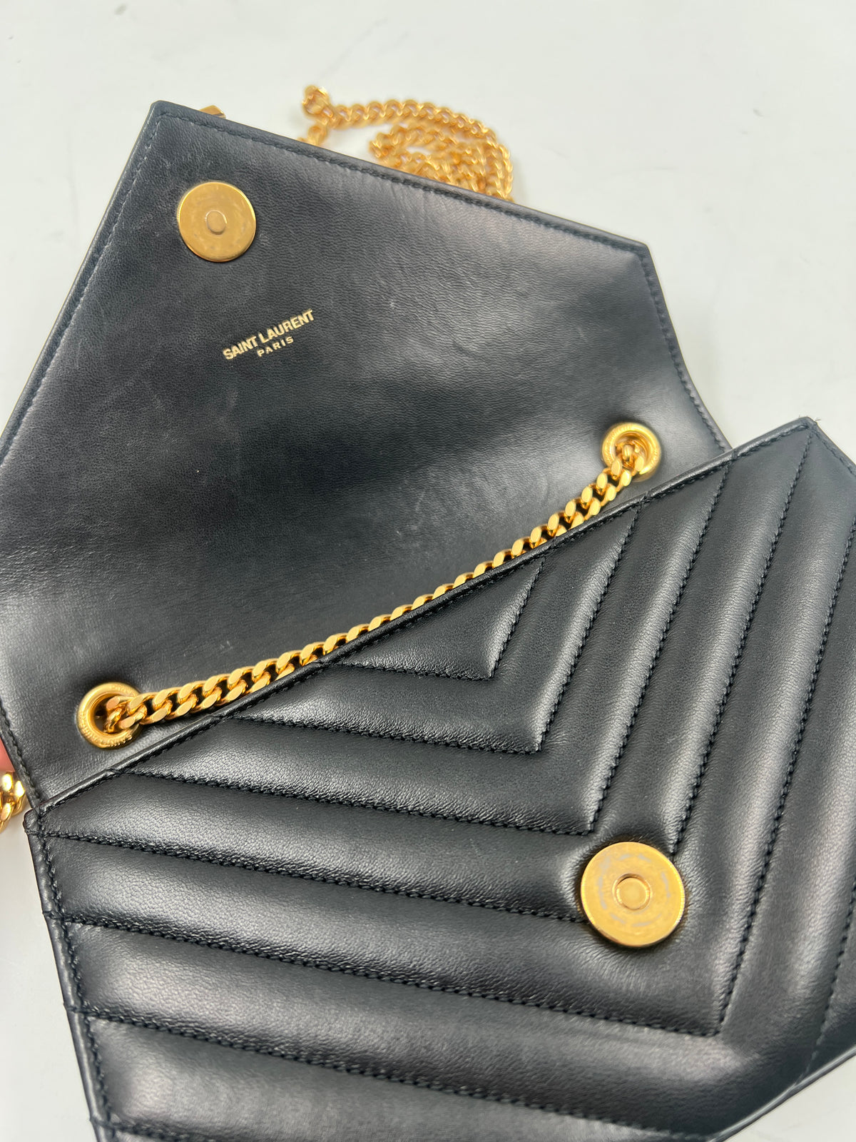 Tasche, Saint Laurent, schwarz