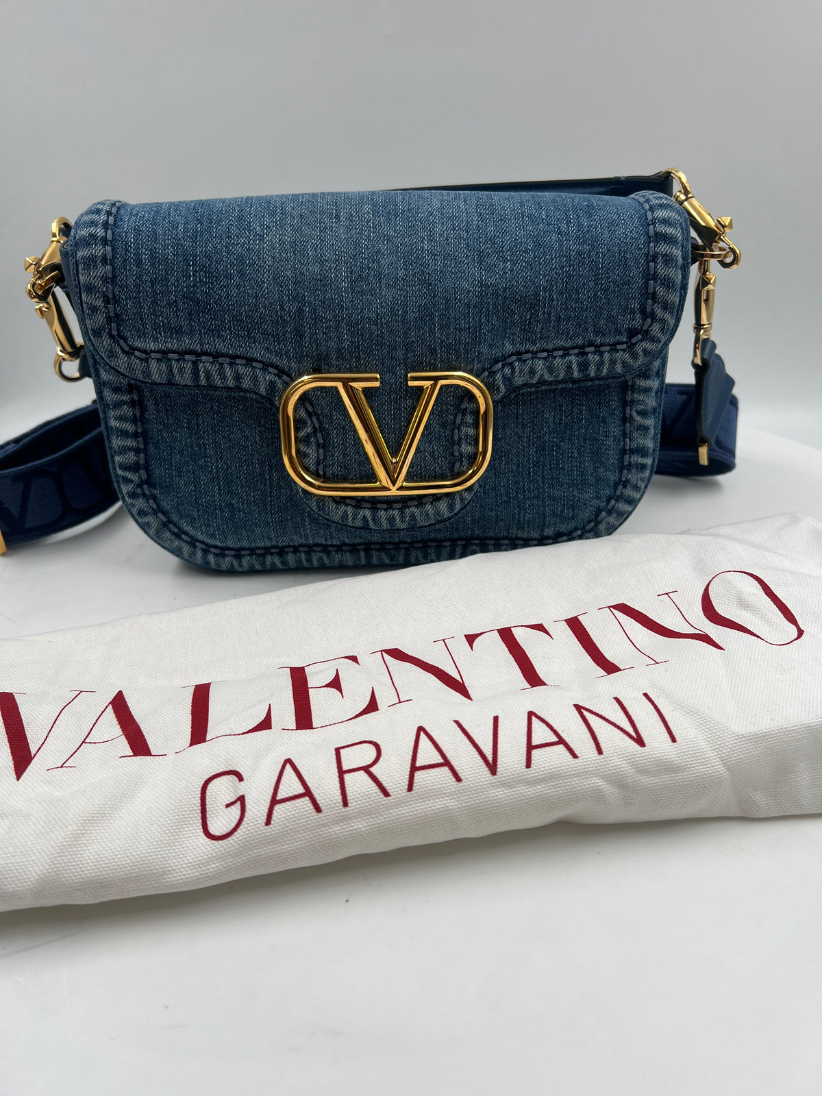 Tasche, Valentino Garavani, blau