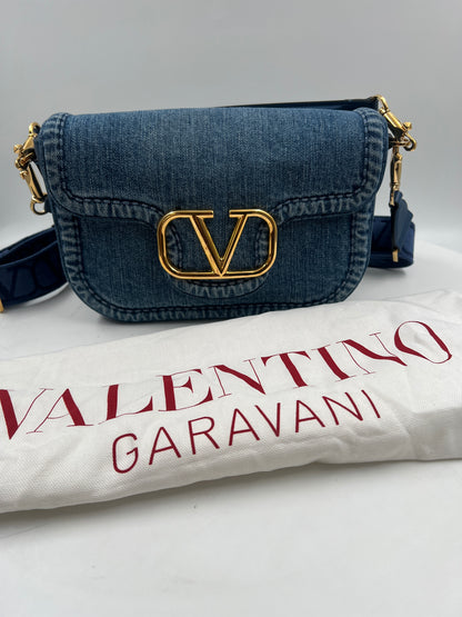 Tasche, Valentino Garavani, blau