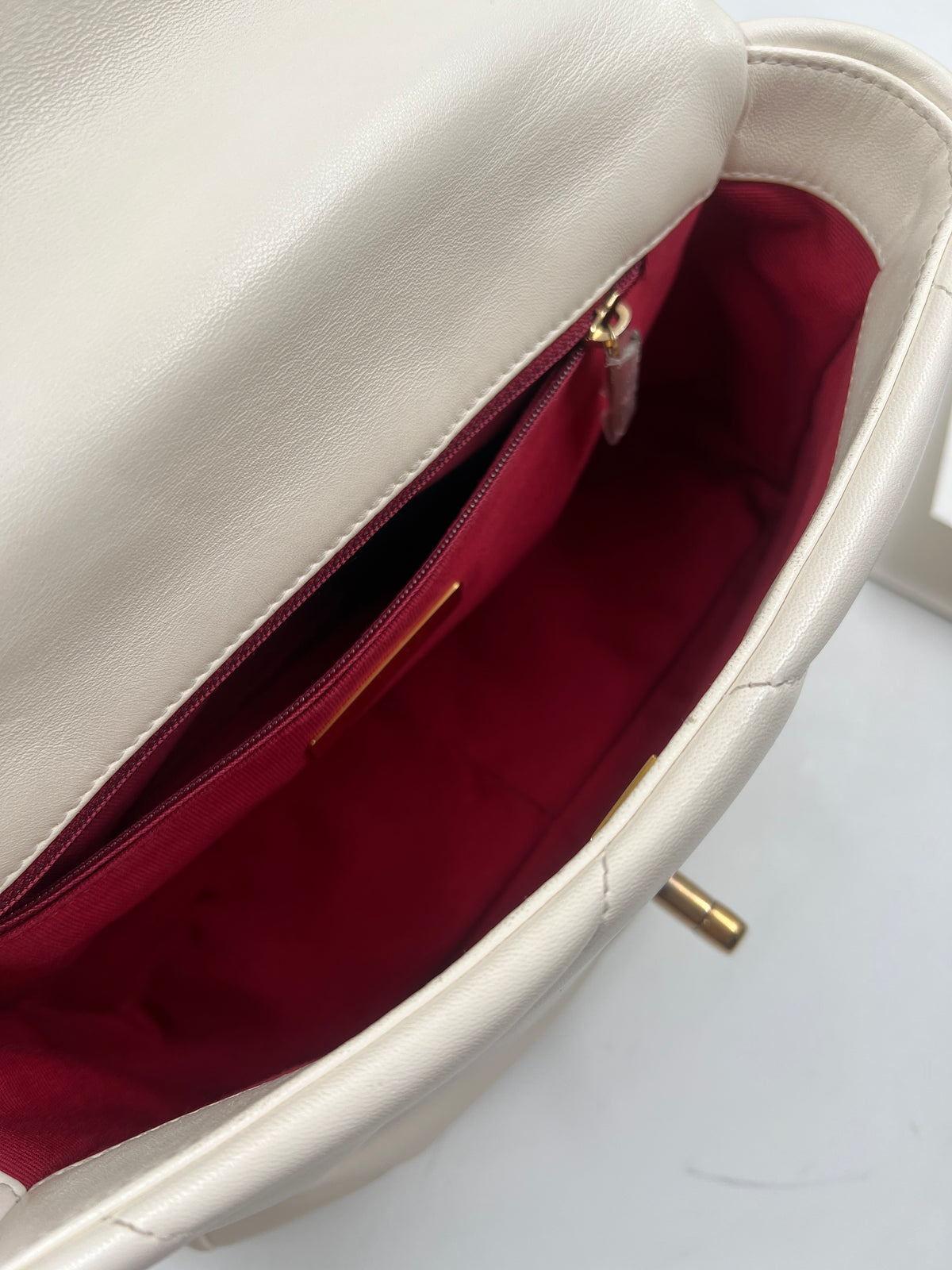 Tasche, CHANEL, weiss