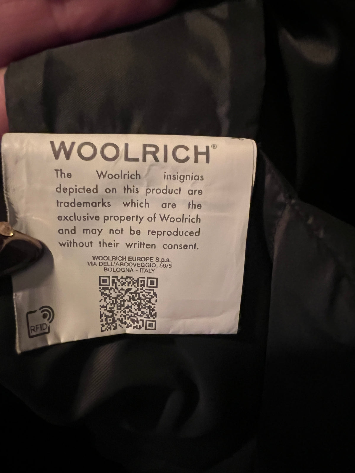 Parka, Woolrich, schwarz