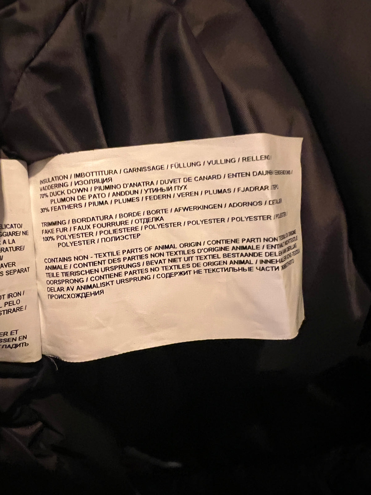 Parka, Woolrich, schwarz