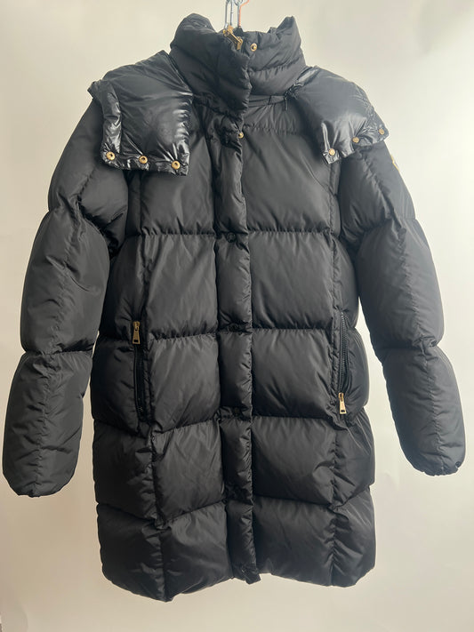 Mantel, Moncler, schwarz