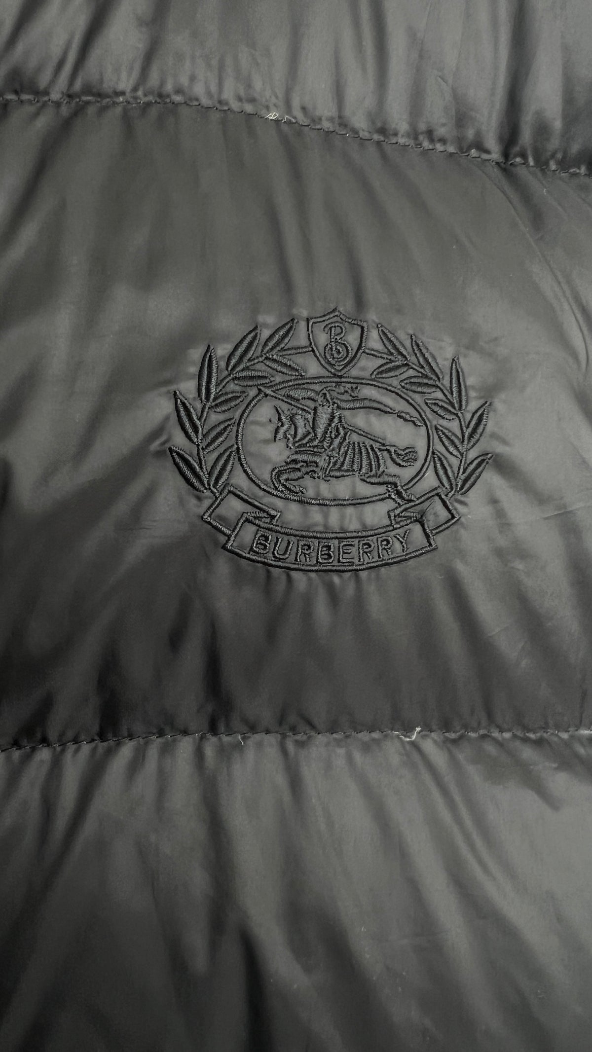 Mantel, Burberry, schwarz