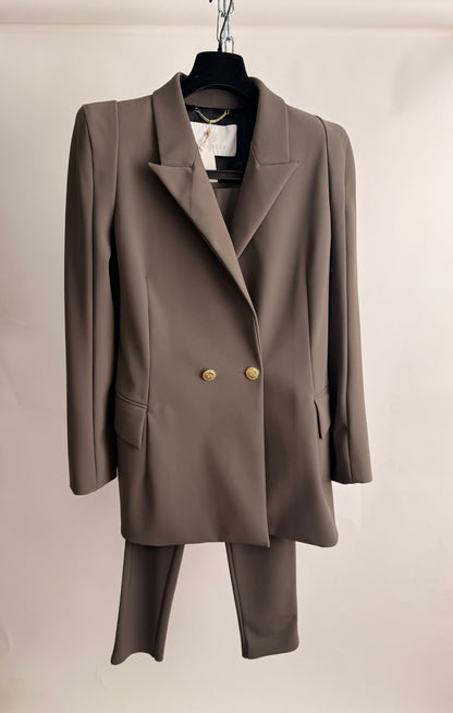 Set Blazer & Hose, INA KESS, taupe