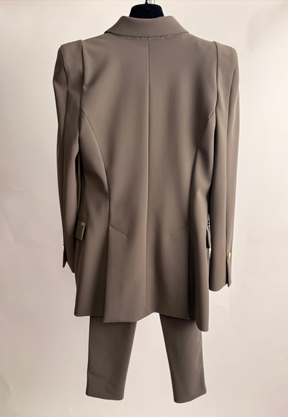 Set Blazer & Hose, INA KESS, taupe