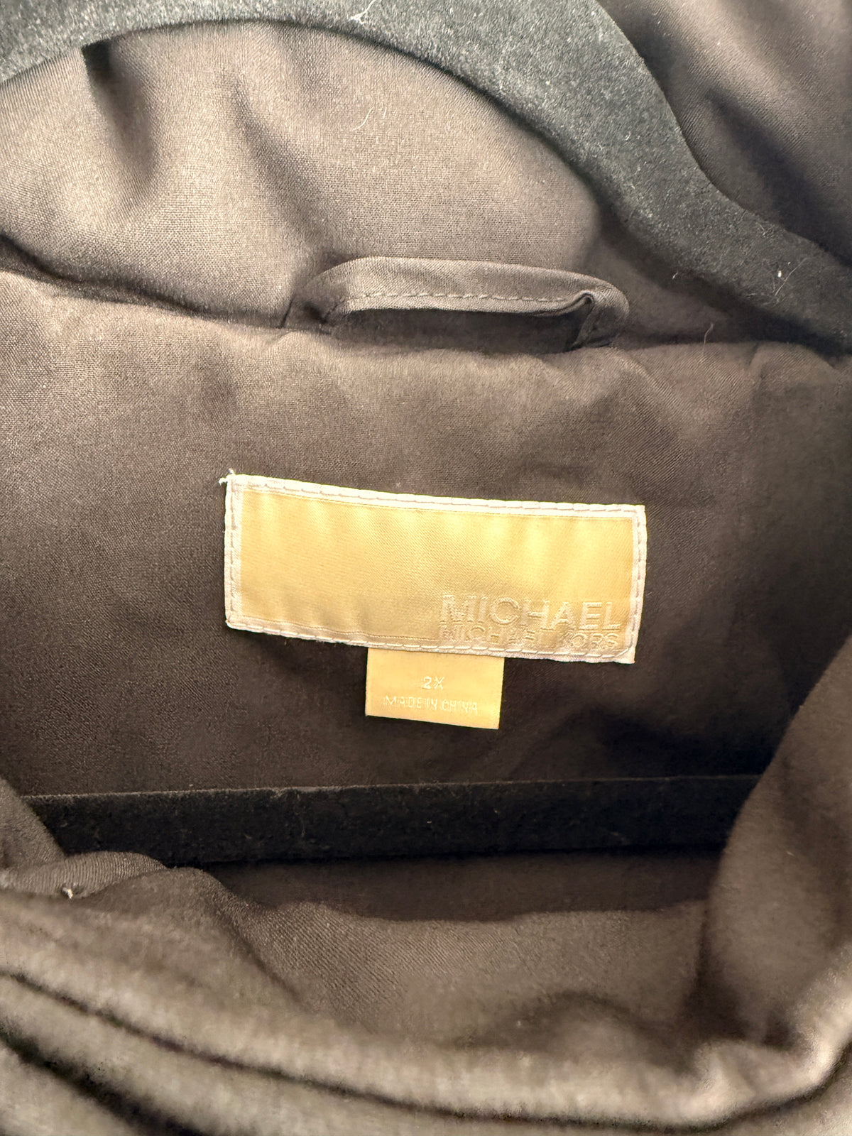 Regenmantel, Michael Kors, schwarz