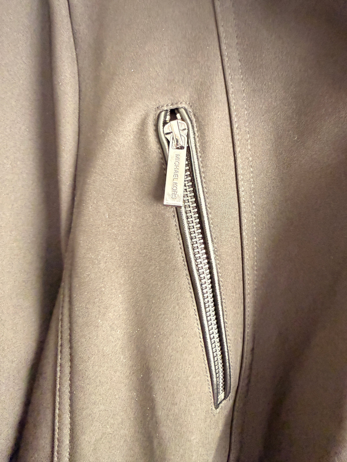 Regenmantel, Michael Kors, schwarz