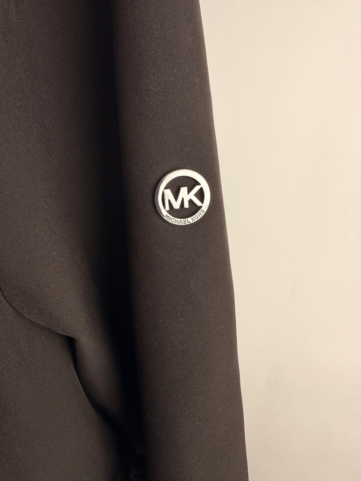 Regenmantel, Michael Kors, schwarz