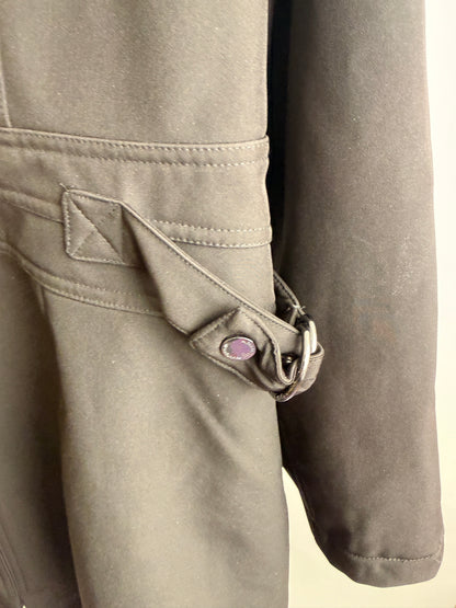 Regenmantel, Michael Kors, schwarz