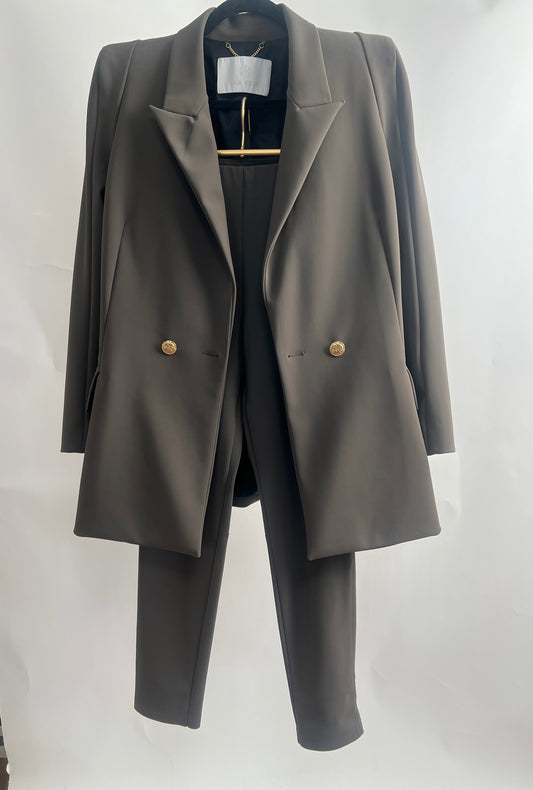 Set Blazer & Hose, INA KESS, taupe