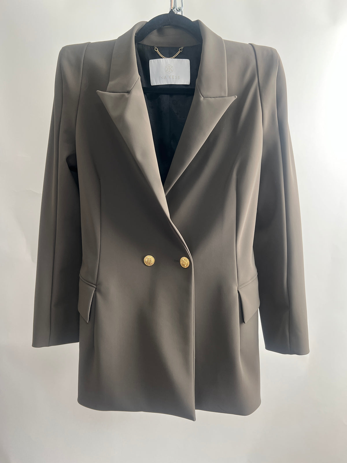 Set Blazer & Hose, INA KESS, taupe