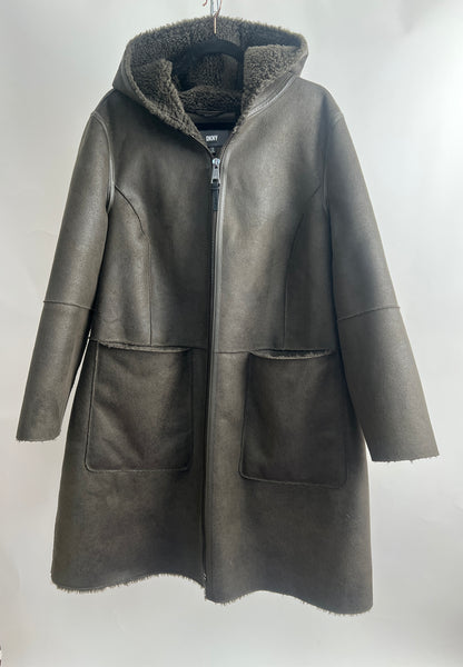 Mantel, DKNY, grün