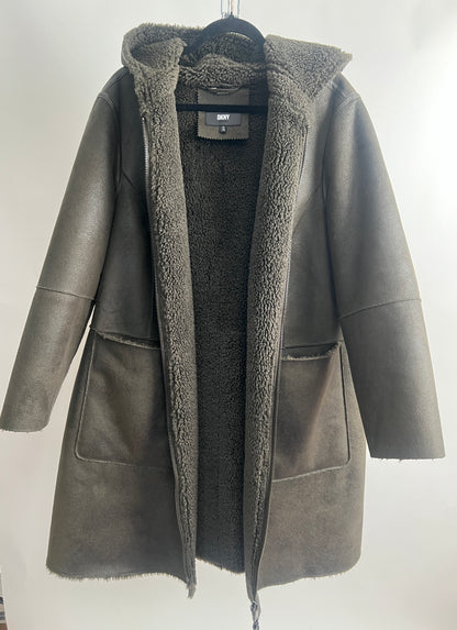 Mantel, DKNY, grün