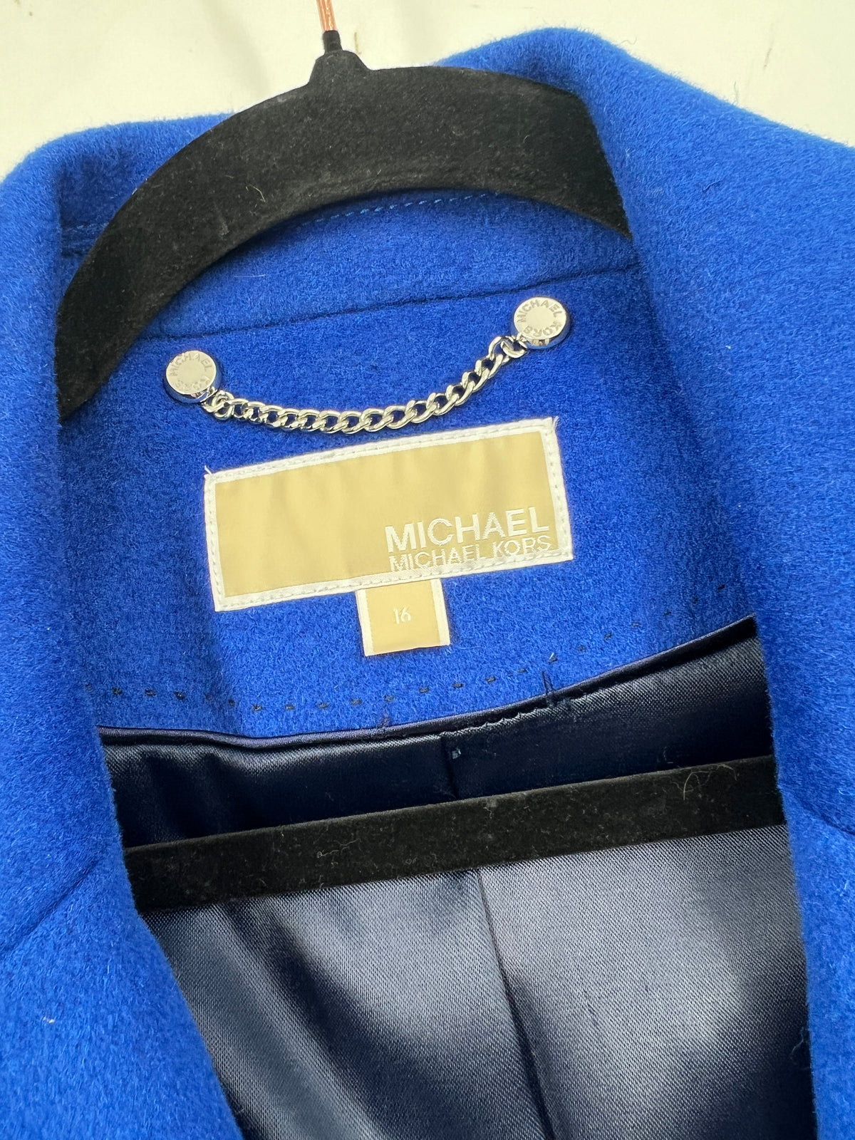 Mantel, Michael Kors, blau