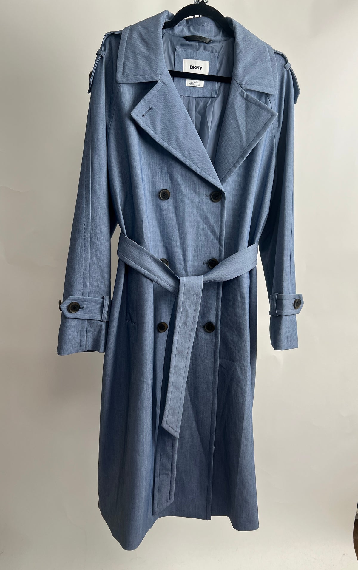 Trenchcoat, DKNY, blau
