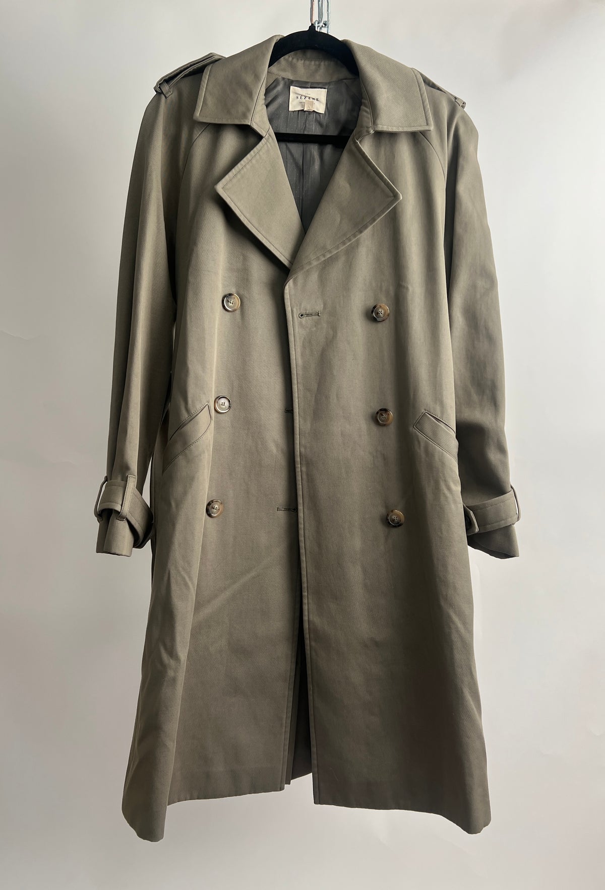 Trenchcoat Scott, Sézane, grün