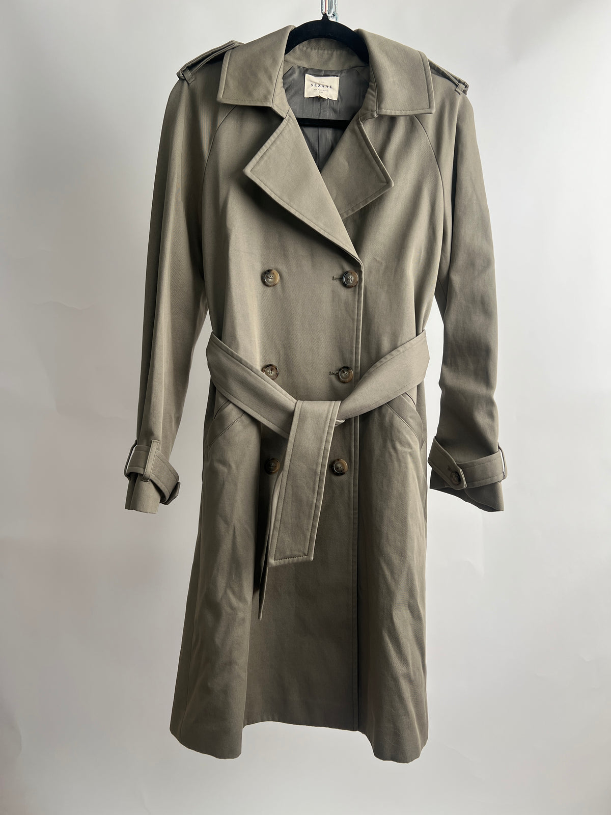 Trenchcoat Scott, Sézane, grün