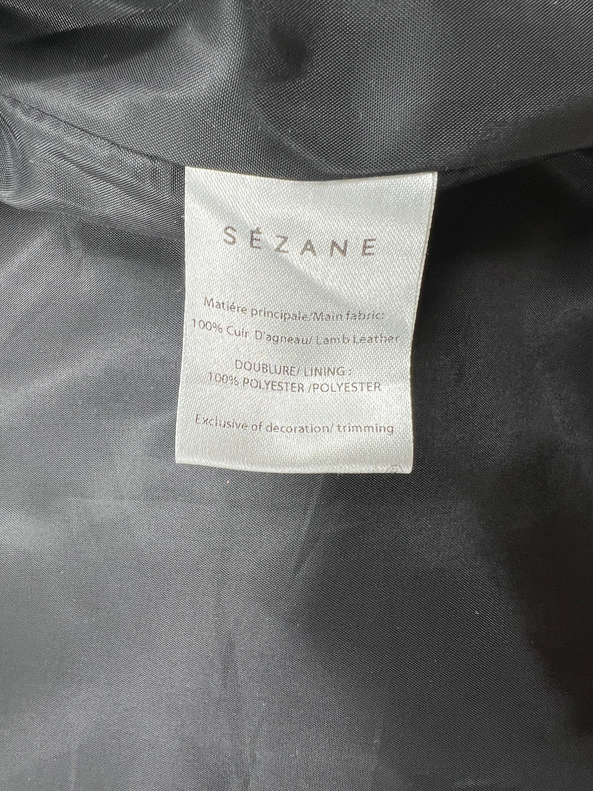 Teddyjacke, Sézane, schwarz