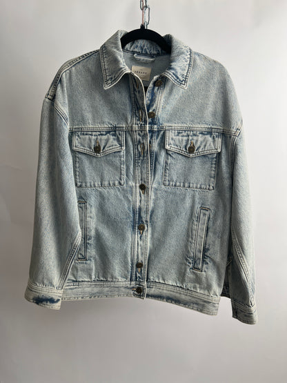 Jeansjacke, Sézane, hellblau