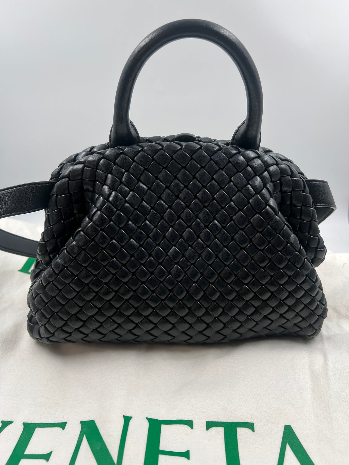 Tasche, Bottega Veneta, schwarz
