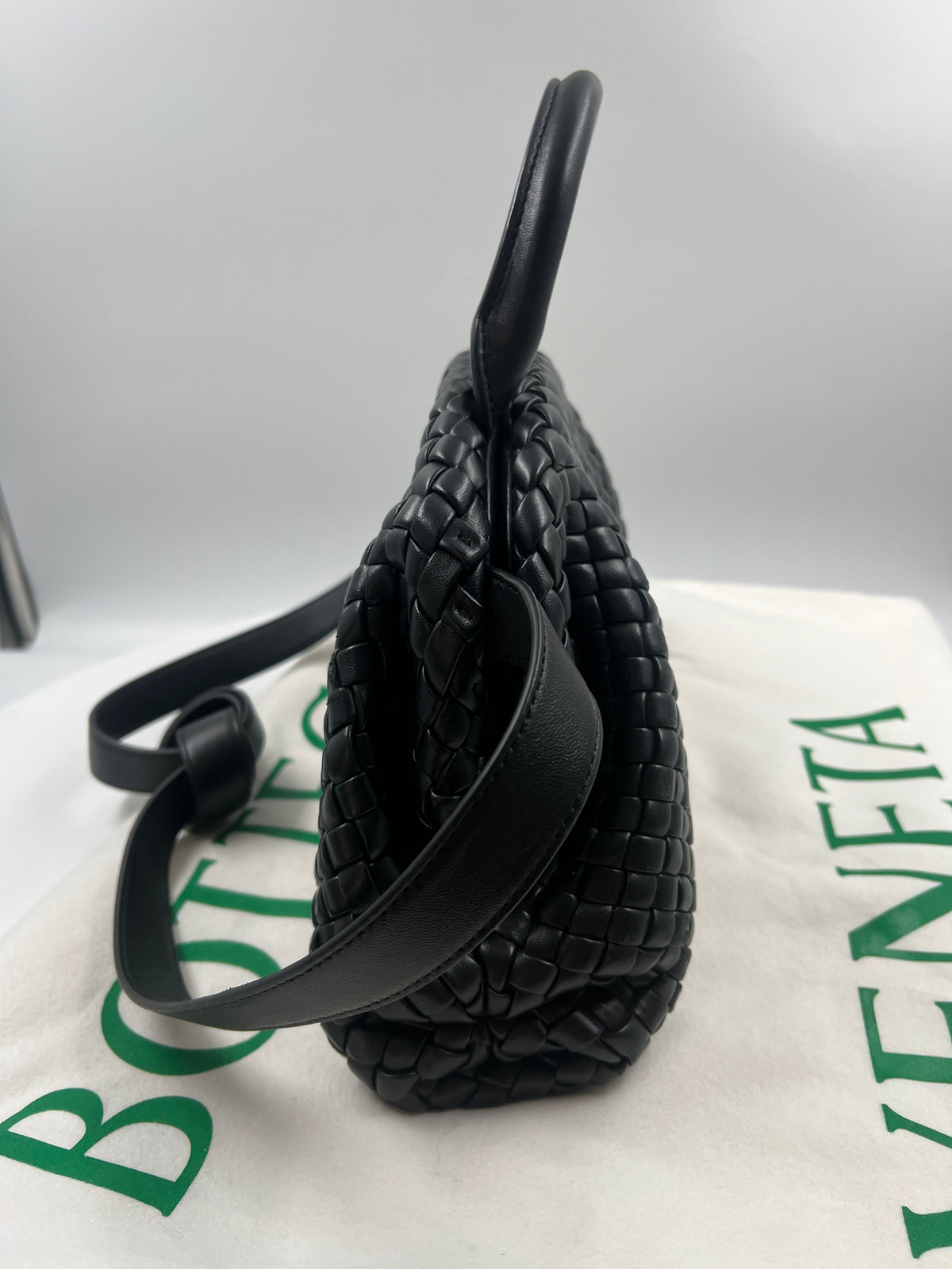 Tasche, Bottega Veneta, schwarz