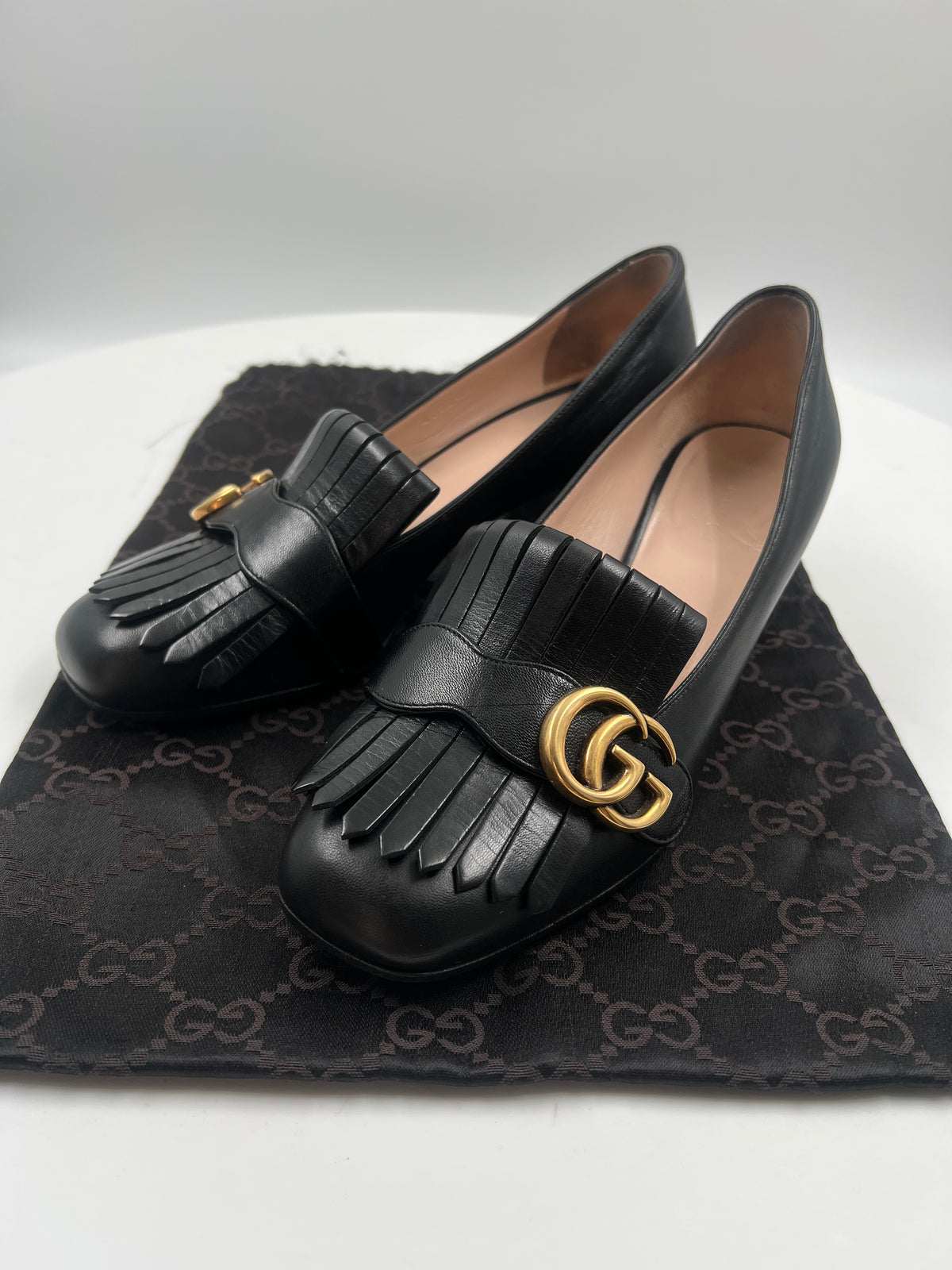 Schuhe, Gucci, schwarz