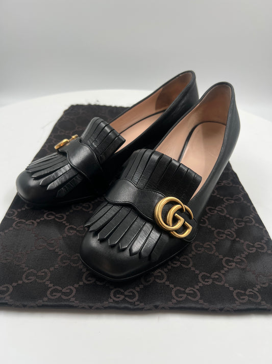 Schuhe, Gucci, schwarz