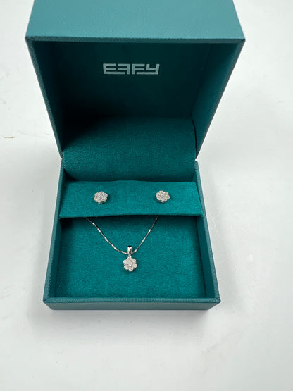 Schmuck-Set, Effy, silber