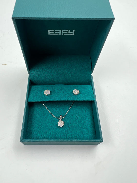 Schmuck-Set, Effy, silber