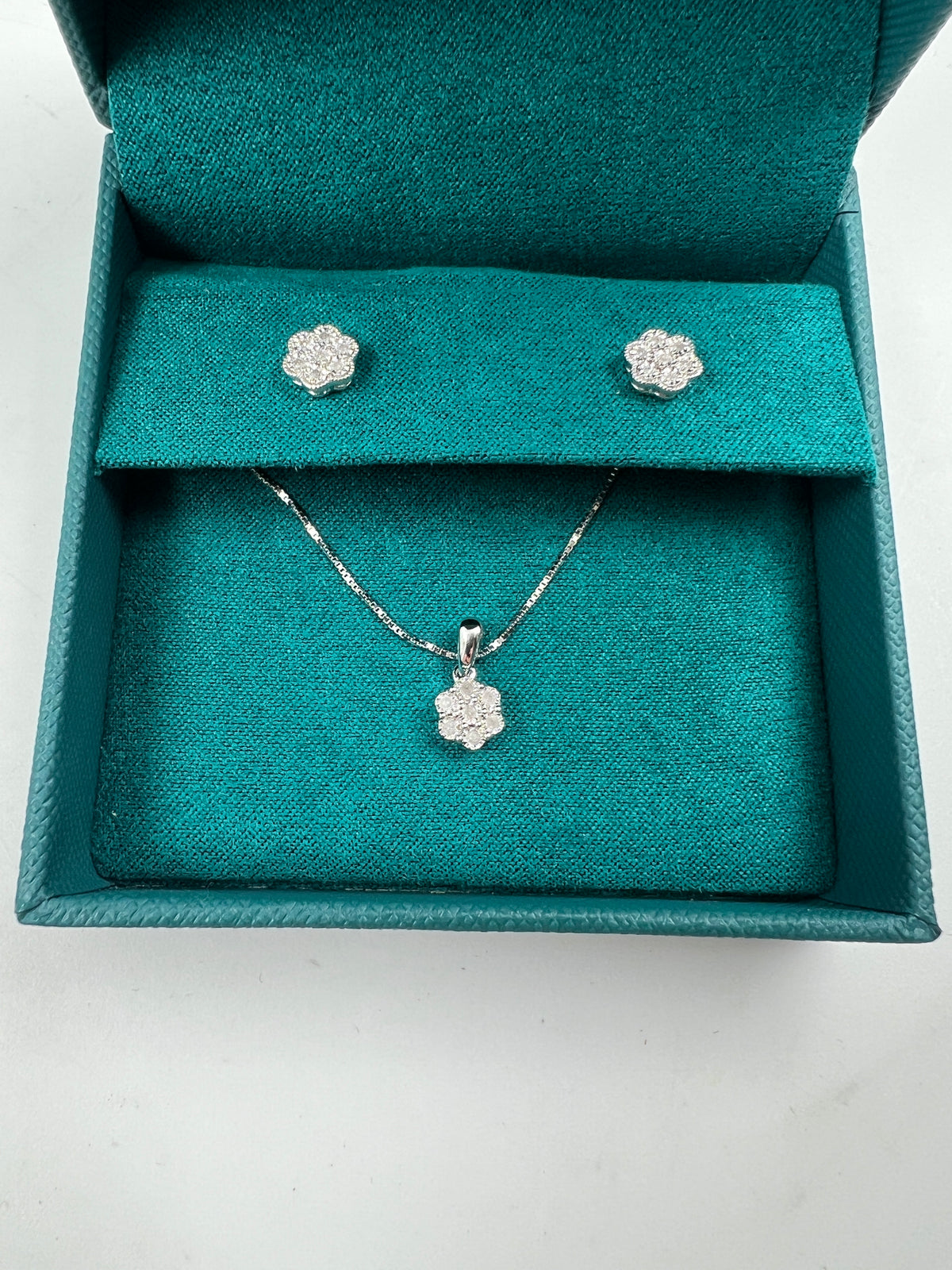 Schmuck-Set, Effy, silber