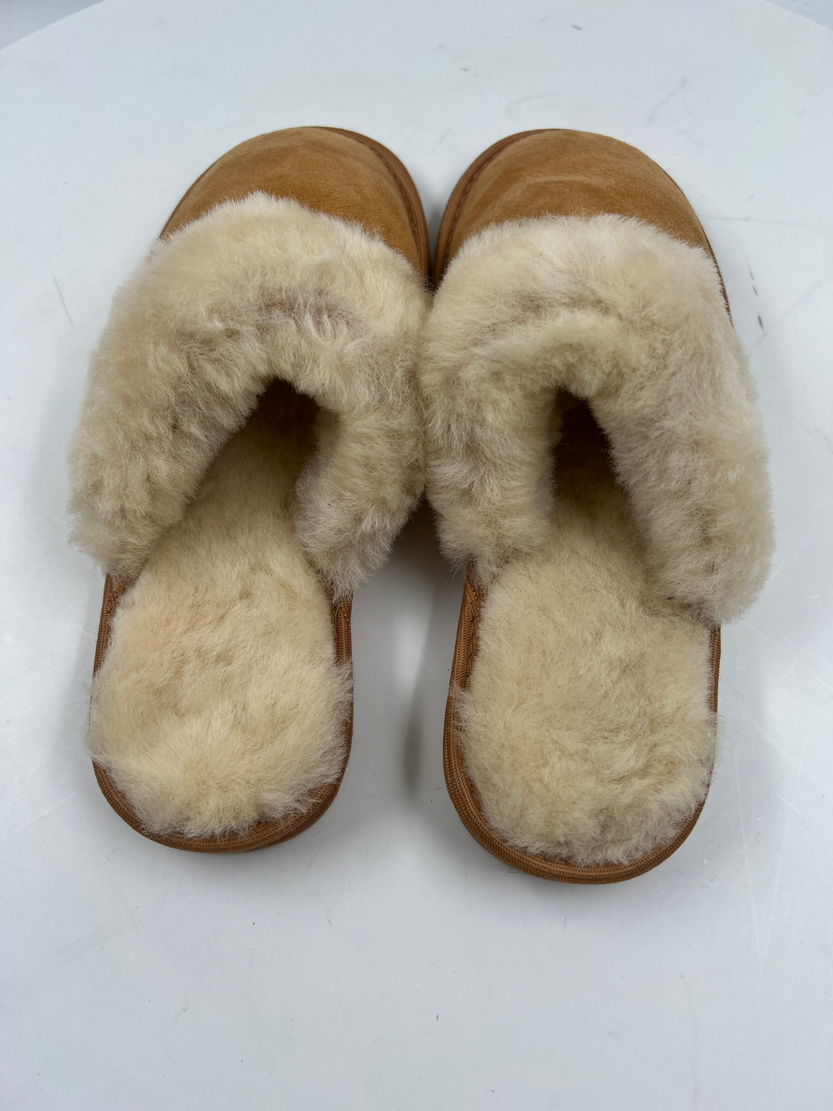 Hausschuhe, handmade, beige