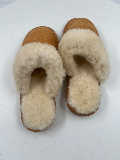 Hausschuhe, handmade, beige