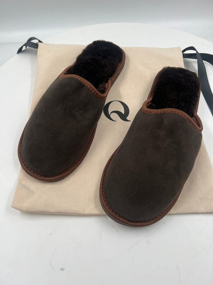 Hausschuhe, handmade, braun